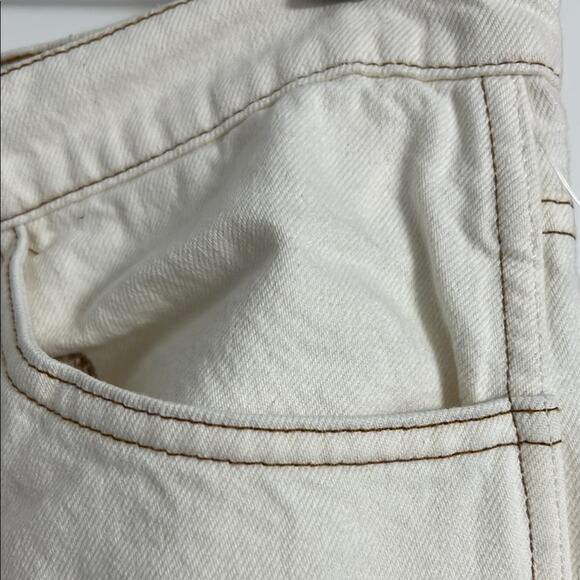 Never worn! Frame Denim Women's Cream Straight Leg Jeans | Size 31 - Picture 7 of 10